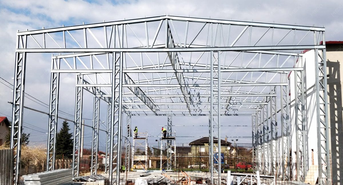 fémszerkezetes sportcsarnok építés