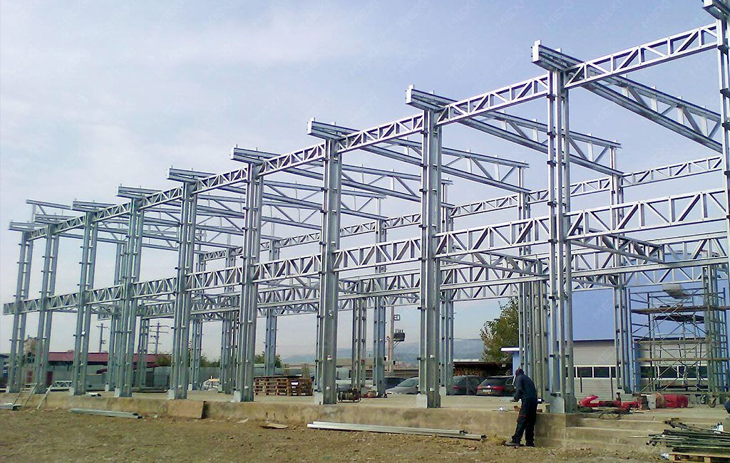 Irodaház könnyűszerkezet építése