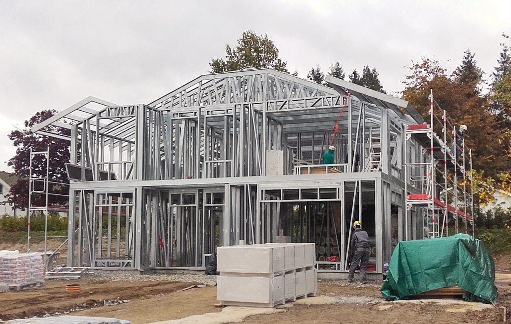 kétszintes lakóház építés Norvégia