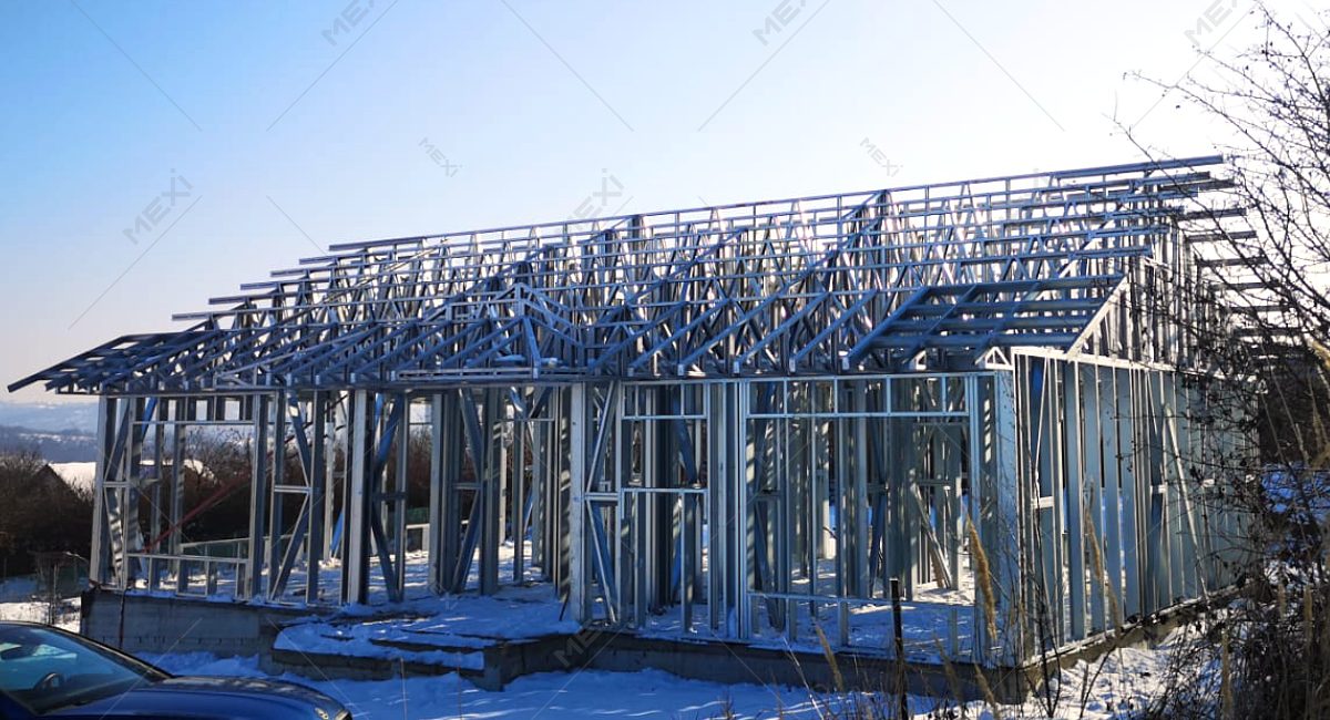 MEXI acélszerkezetű családi ház