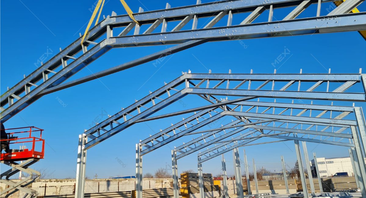 Fémszerkezetű ipari csarnok építés