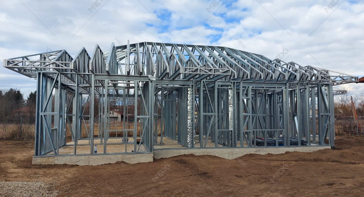 Gyors építésű könnyűszerkezetű ház