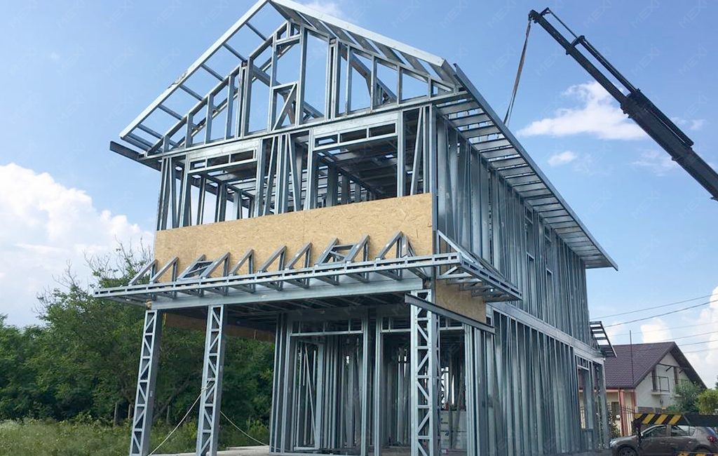 könnyű fémszerkezetes ház építés
