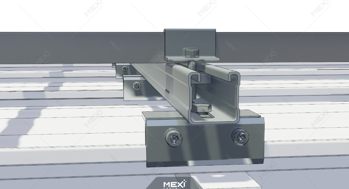 korcolt tetőlemez napelem rögzítési rendszer