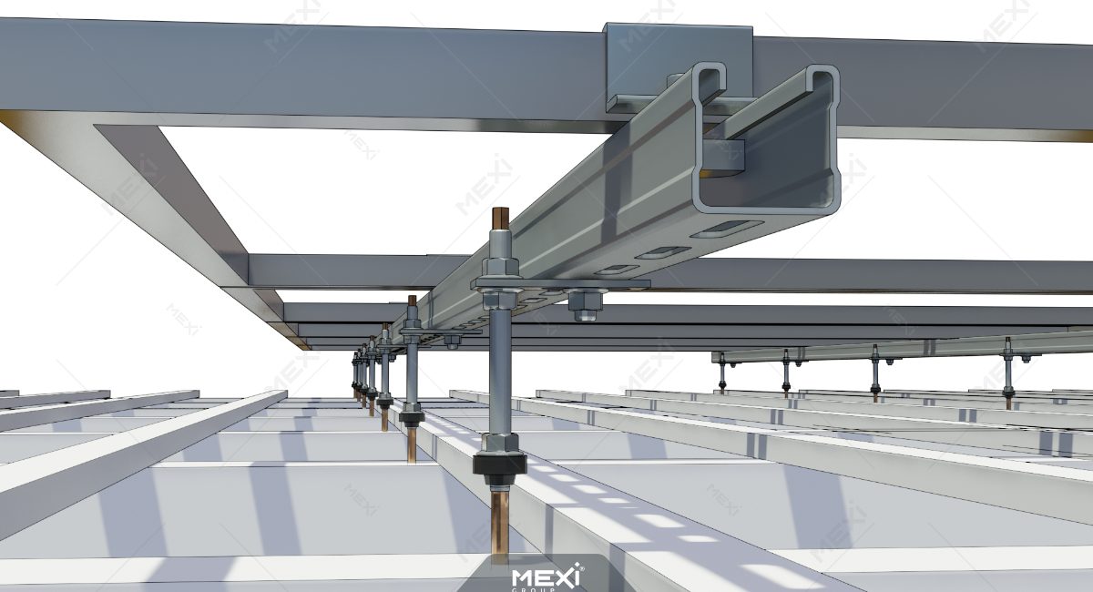 Ászokcsavaros szolár panel rögzítés rendszer cseréptetőhöz