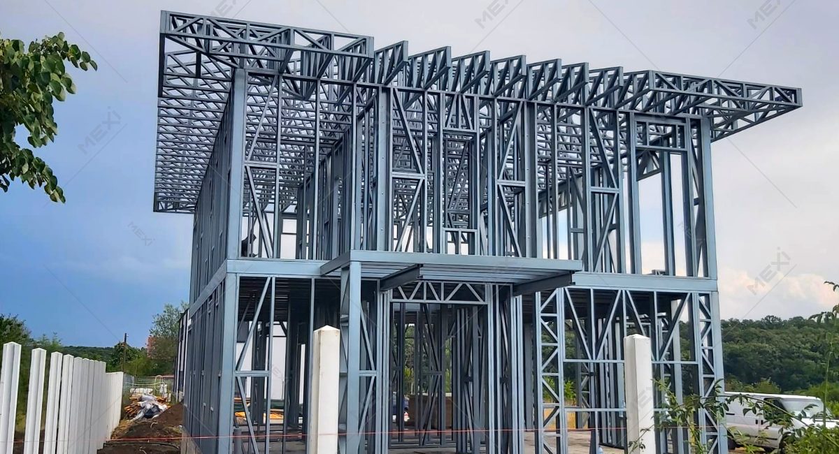 MEXI könnyű acélszerkezetre épített emeletes ház