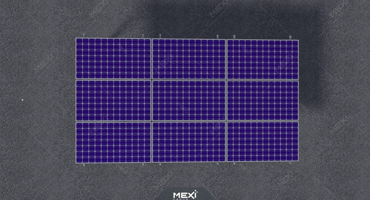 fotovoltaikus panelek a carport szerkezet tetején