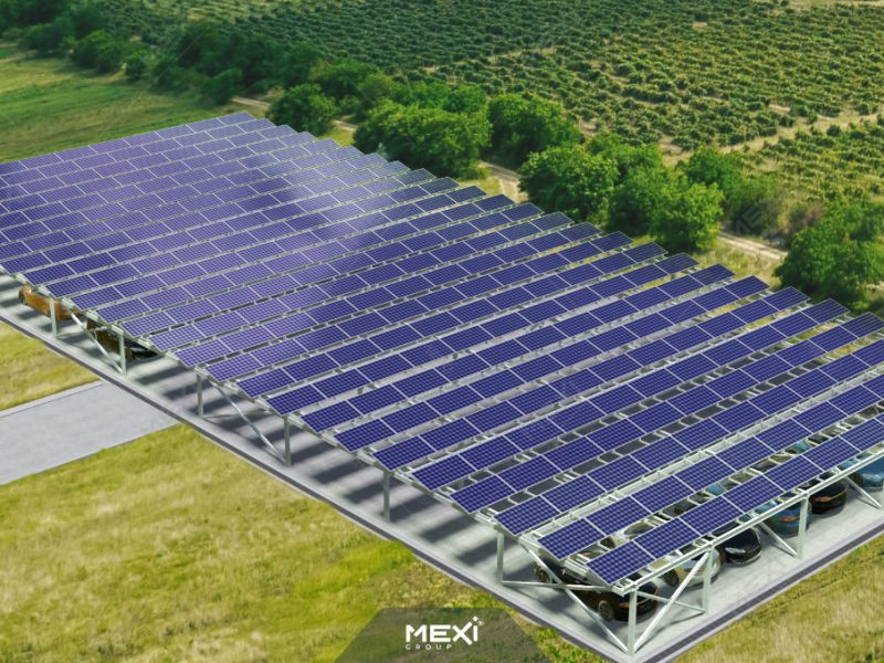fotovoltaikus multi parkoló épület
