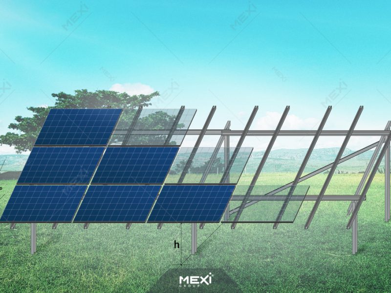 talajra telepíthető napalem tartószerkezet