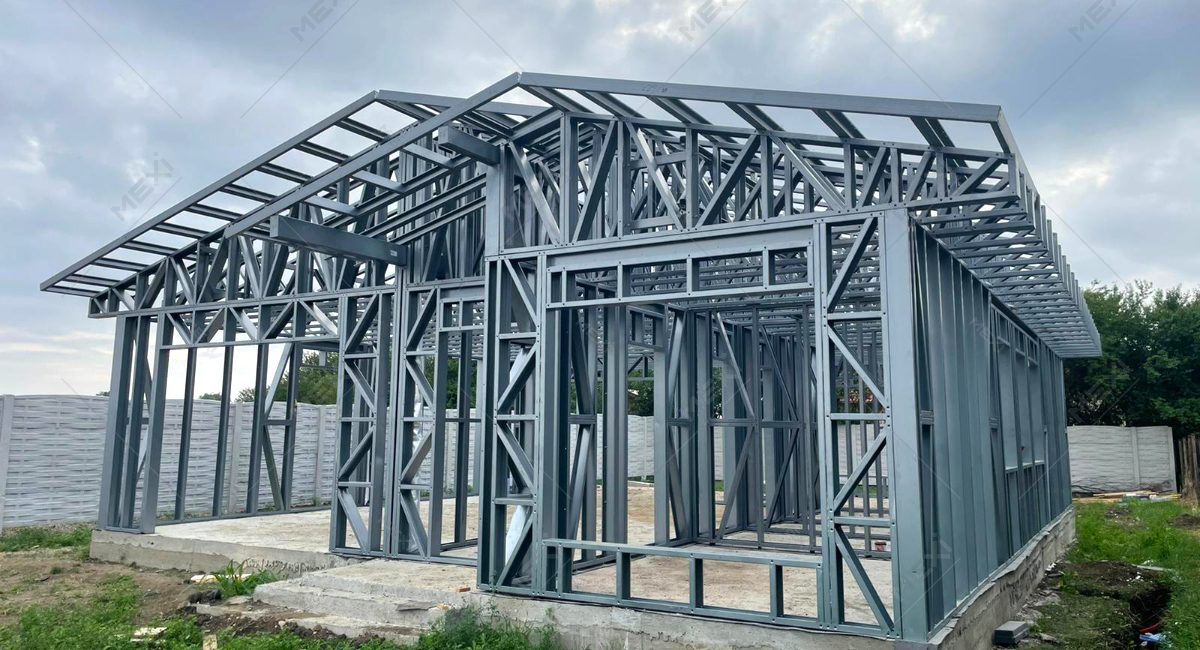 egyszintes MEXI® acél vázszerkezetű ház