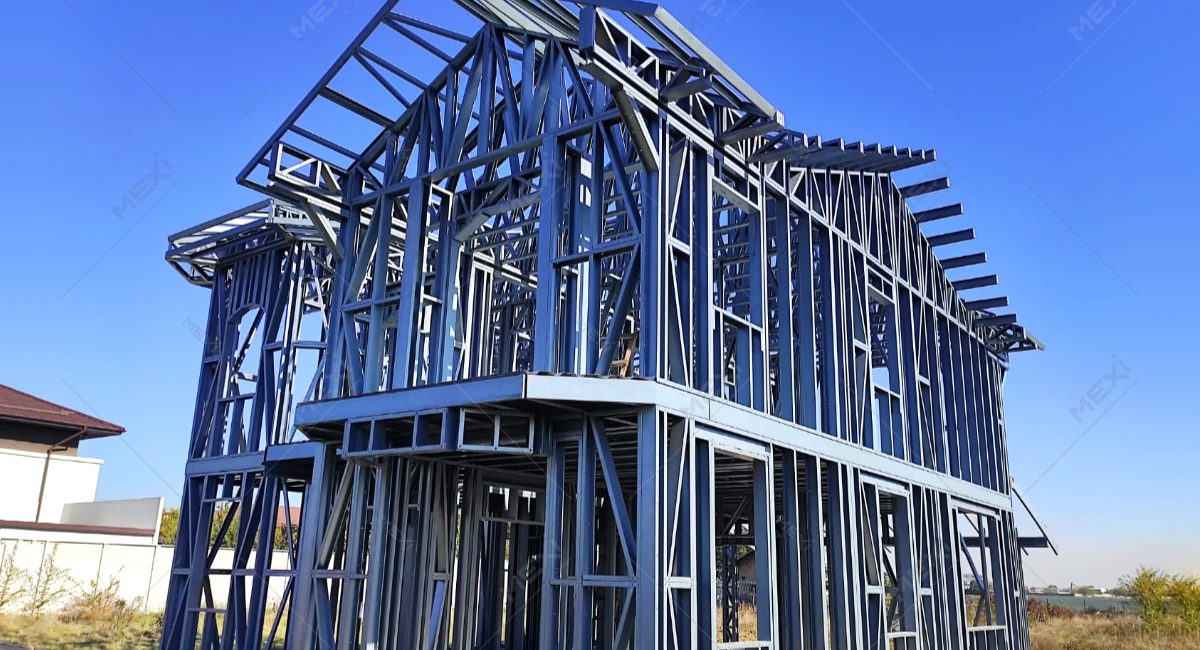 acél vázszerkezetes ház építés