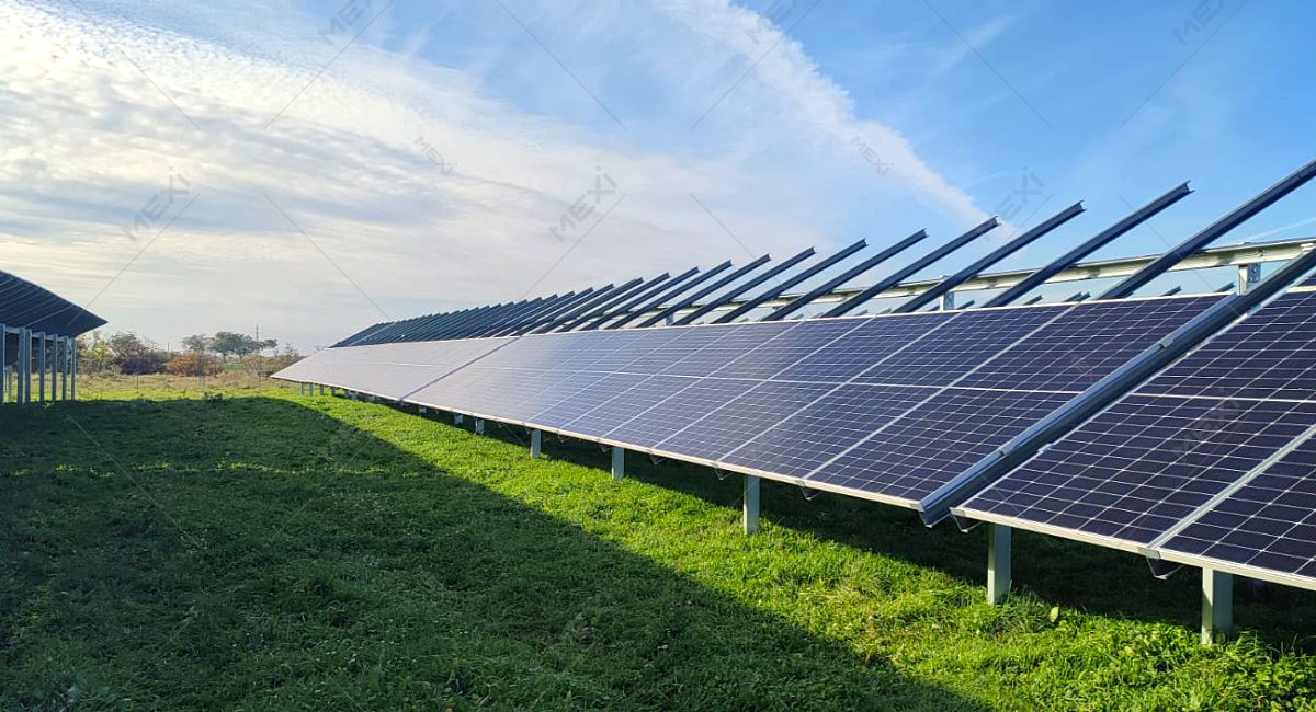 szolár park építés acél tartószerkezetre