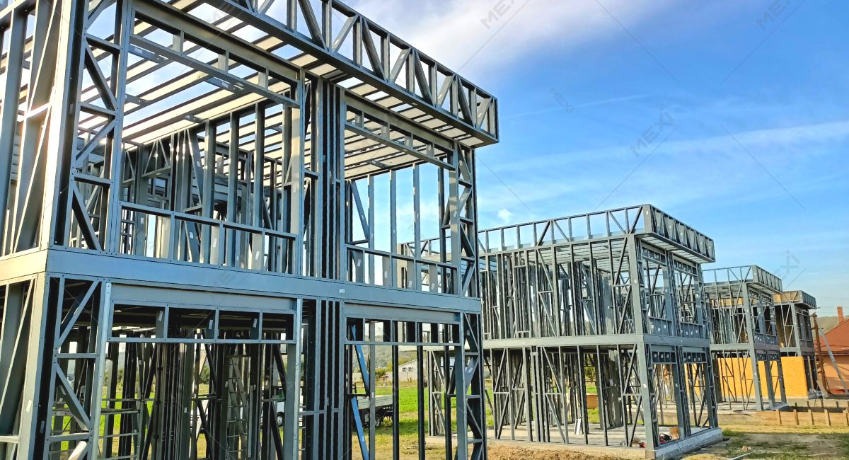 acélszerkezetes emeletes házak építése