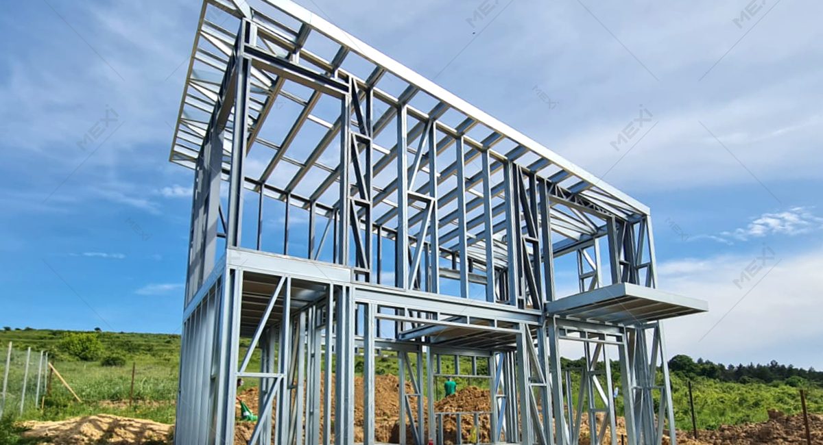 manzárdtetős ház építés acélszerkezetre